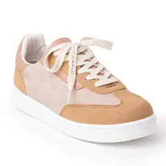 PRICE SHOES - Tenis Moda Mujer 4222508BEIGE
