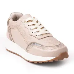 PRICE SHOES - Tenis Moda Mujer 682MSD-02BEIGE