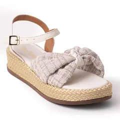 PRICE SHOES - Priceshoes Sandalias Planas Mujeres 462JC012BEIGE