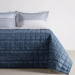 DISTRIHOGAR - Cubrelecho Doblefaz 150 Hilos Polialgodón Silent King