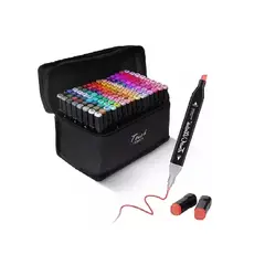 SKY - Marcadores Doble Punta X 120pcs Base De Alcohol