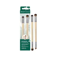 GENERICO - Juego de brochas de maquillaje para realzar los ojos Eco Tools