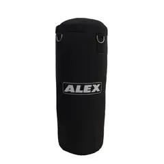 GENERICO - Saco de Boxeo Alex Negro de Nylon de 20 Kilos