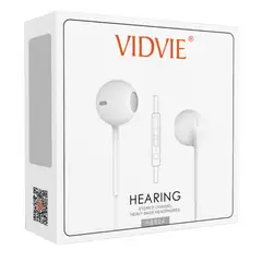 VIDVIE - Audifonos Alambricos HS604 - Blanco