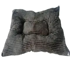 GENERICO - Cama Hueso para Perro Grande Talla L Color Gris