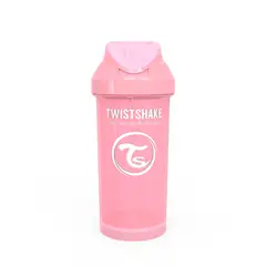 TWISTSHAKE - VASO CON PITILLO STRAW CUP X 12oz ROSA