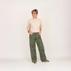 JULIANA SANCHEZ - Pantalón Aquí y ahora - Verde