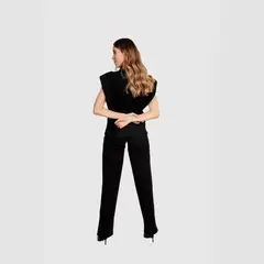 JULIANA SANCHEZ - Pantalón Básico - Negro