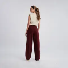 JULIANA SANCHEZ - Jean Bolsillos corazones - Borgoña