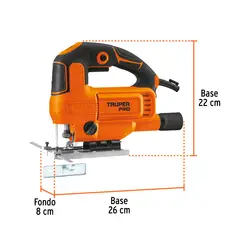 TRUPER - Sierra Caladora 750 W Profesional Pro Zanco Tipo T