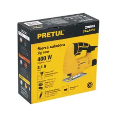 PRETUL - Sierra Caladora 400 W Zanco T Bisel 45° Corte 55 Mm