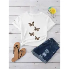 ISMI - Camiseta Animal Print Mujer Manga Corta