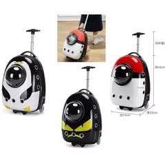 GENERICO - Mochila Para Mascotas Con Ruedas