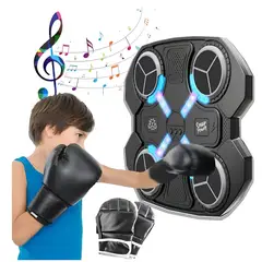 GENERICO - Máquina de Boxeo para Niños con Guantes y Bluetooth