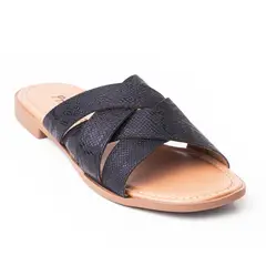 PRICE SHOES - Priceshoes Sandalia Plana para dama 692V223NEGRO