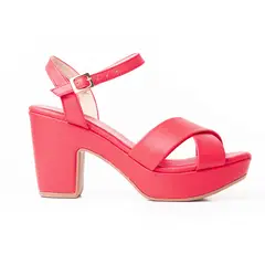 PRICE SHOES - Sandalia Tacon para Mujer 462JC011ROJO
