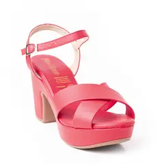 PRICE SHOES - Sandalia Tacon para Mujer 462JC011ROJO