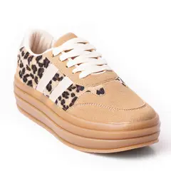 PRICE SHOES - Tenis Moda Mujer suela alta 282T-041APRINT