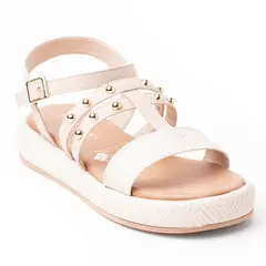 PRICE SHOES - Sandalia confort para mujer 6022763BEIGE