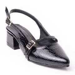 PRICE SHOES - Tacon puntudo bajo para Mujer 9721126NEGRO