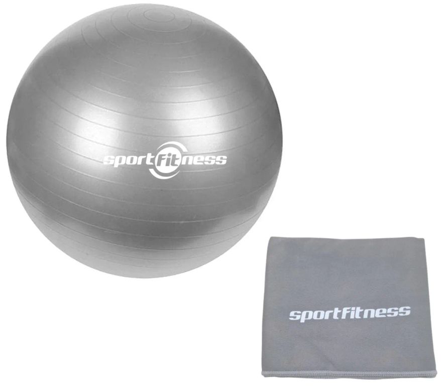 Pelota 65cm + Toalla Microfibra Wicking Yoga