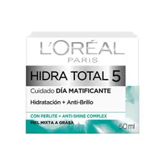 LOREAL PARIS - Hidra Total 5 Cuidado Dia Matificante 50ML