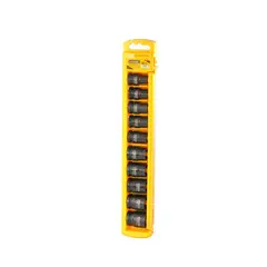 UYUSTOOLS - Set 10 Copas De Impacto Cortas Milímetricas 1/2"