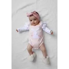 BABY SAMUU - Braga tejida Heart bunny