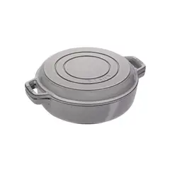 GENERICO - Olla de hierro fundido con cocción al vapor- STAUB original