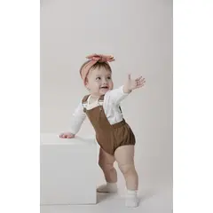 BABY SAMUU - Conjunto blusa y braga pana Milford