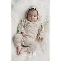 BABY SAMUU - Enterizo tejido con gorro - Spring time