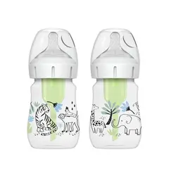 DR BROWNS - Set 2 Teteros Option+ Ba 5 Oz Decorado Jungla Dr. Browns