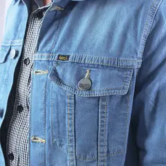 LEC LEE - Chaqueta En Denim Clsica Renovada ndigo Claro XLÍndigo Claro