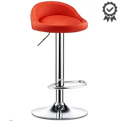ONE PIXEL - Silla Alta Bar Comedor Giratorio Importado Rojo