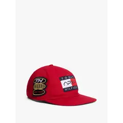 TOMMY HILFIGER - Gorra roja de béisbol con logo colección APXGP