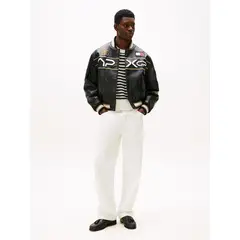 TOMMY HILFIGER - Jeans blanco amplios de pierna recta colección APXGP