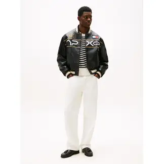 TOMMY HILFIGER - Jeans blanco amplios de pierna recta colección APXGP