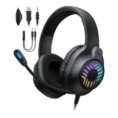 MOVISUN - Diadema Gamer Bluetooth KG-100 Negro