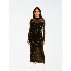 MOLGOA - Vestido Largo mesh - The Polaris