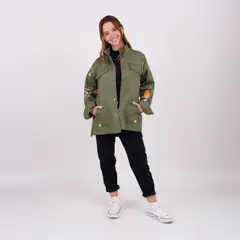 JULIANA SANCHEZ - Chaqueta Fuego - Verde militar