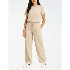 MOLGOA - Set Para Mujer Pantalón y Blusa Mangas- Slow Living