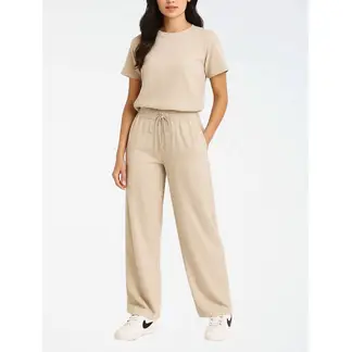 MOLGOA - Set Para Mujer Pantalón y Blusa Mangas- Slow Living