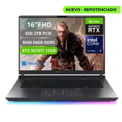 ASUS - PORTATIL ROG STRIX G615LR INTEL CORE ULTRA 9 275HX RAM 64GB SSD 2TB RTX 5070Ti 12GB