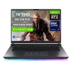 ASUS - PORTATIL ROG STRIX G615LR INTEL CORE ULTRA 9 275HX RAM 64GB SSD 2TB RTX 5070Ti 12GB