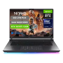 ASUS - PORTATIL ROG STRIX G615LR INTEL CORE ULTRA 9 275HX RAM 96GB SSD 2TB RTX 5070Ti 12GB