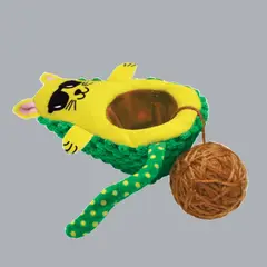 KONG COMPANY - KONG Wrangler Aguacate Peluche Gato