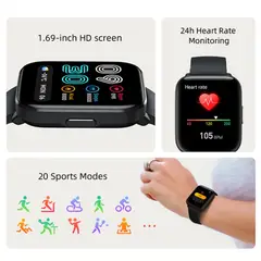 MIBRO - Reloj Inteligente Watch C2 - Negro