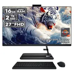 LENOVO - TODO EN UNO 3 27ALC6 RYZEN 7-7730U 16GB RAM 2TB SSD PANTALLA 27″ FHD LED