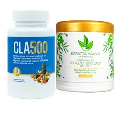 UNMERCO - Colágeno + Magnesio + CLA500 Fortalece Huesos y Regenera Piel