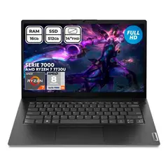LENOVO - Portatil V14 G4 Amd Ryzen 7 7730u 16gb 512gb 14fhd